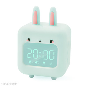 China wholesale rabbit shape smart music alarm clock