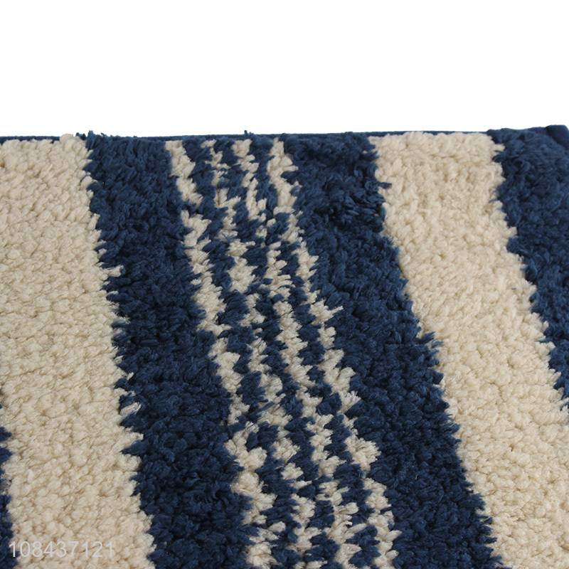 Factory wholesale creative striped floor mat bedroom carpet