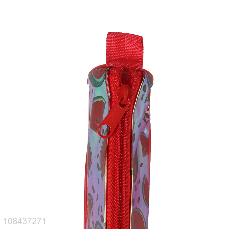 Factory supply watermelon pattern zipper stationery pencil bag
