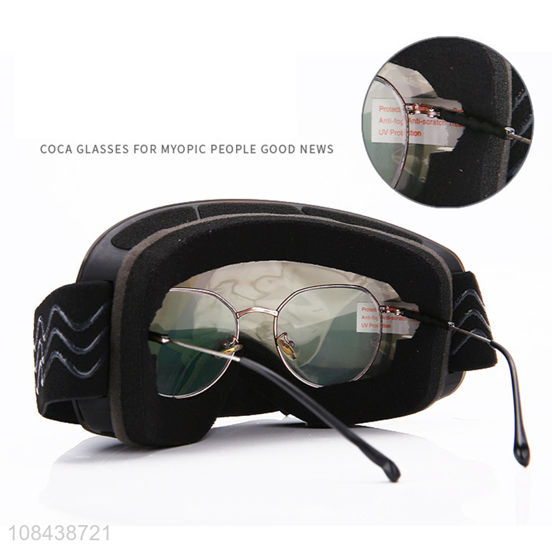 High quality outdoor TPU frame goggles polarized ski goggles for men women