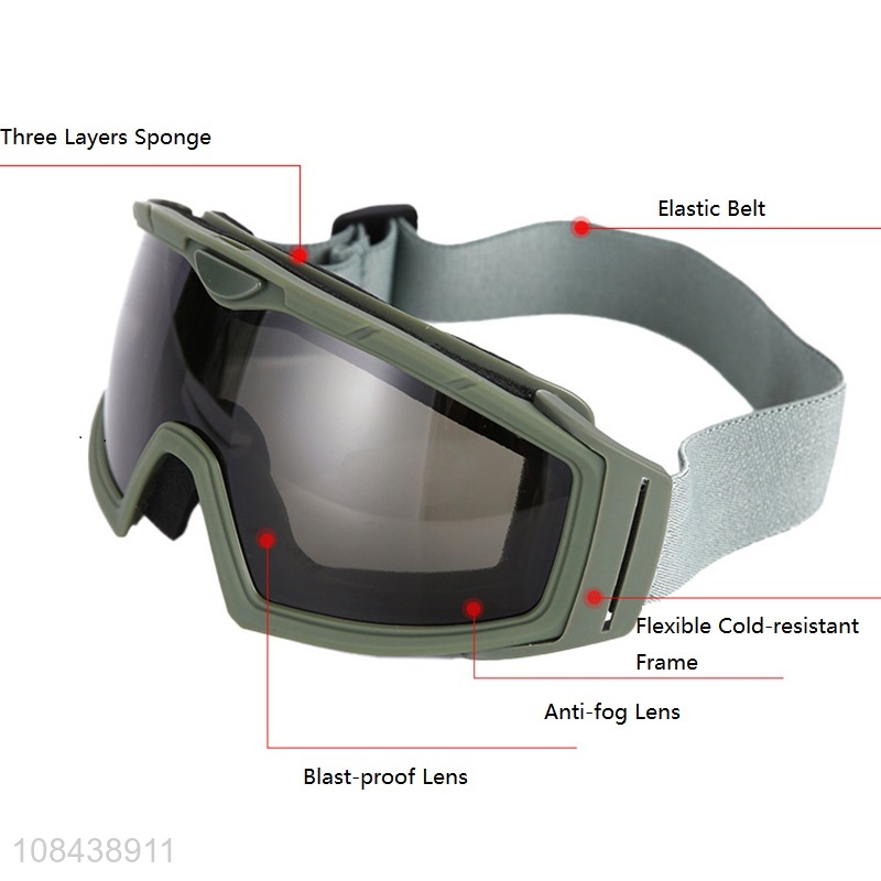 Best quality multi-function outdoor blastproof tactical glasses military goggles