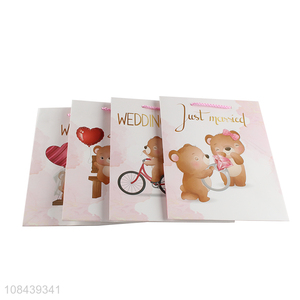 Best selling bear pattern wedding gift packaging bag