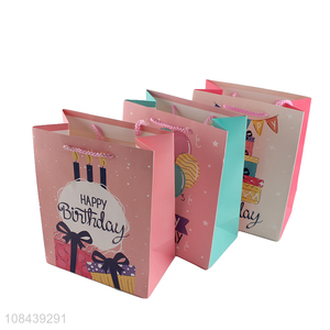 Hot products paper birthday gift packaging bag for sale