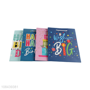 China factory colourful birthday gift packaging bag for sale