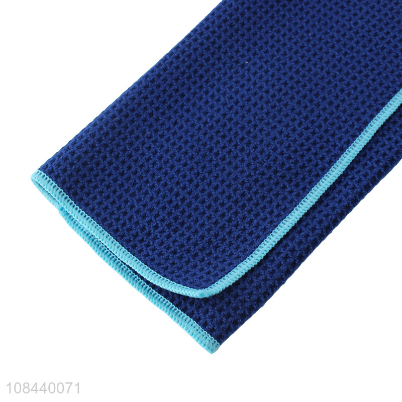 Hot selling embroidered waffle towel quick-drying super absorbent sports towel