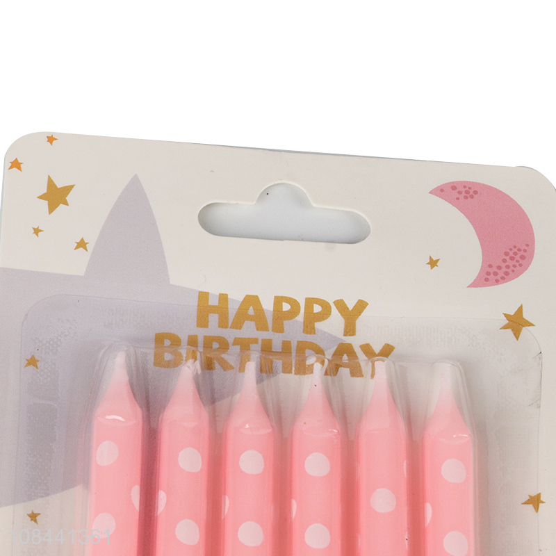 Hot selling birthday candles cupcake candles for party celebration