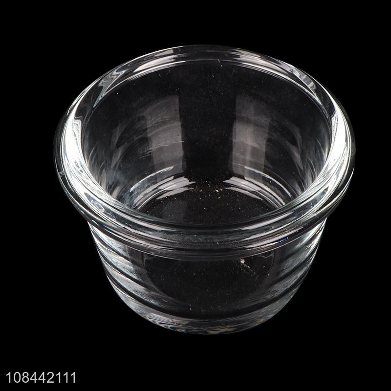 New arrival glass round preservation box food box for household