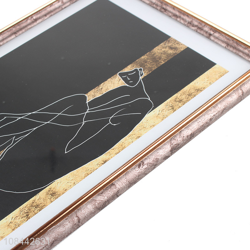 Good quality Nordic style photo frame A4 picture frame for wall decoration