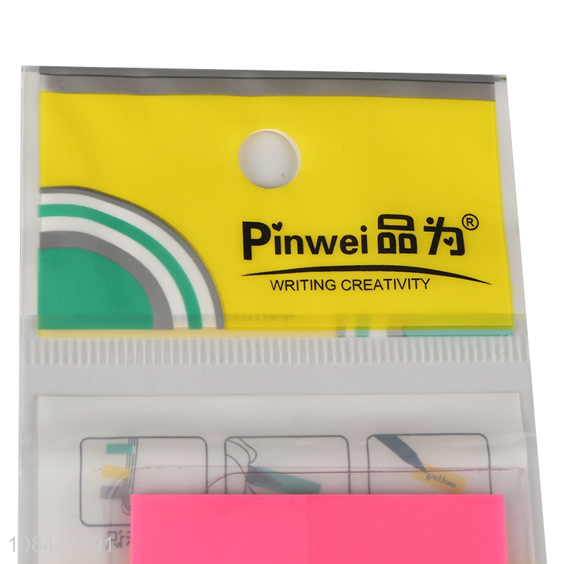Hot selling 100 sheets fluorescent post-it notes sticky notes