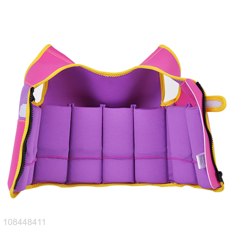 Wholesale kids swimming life jacket PE foam neoprene life vest for children
