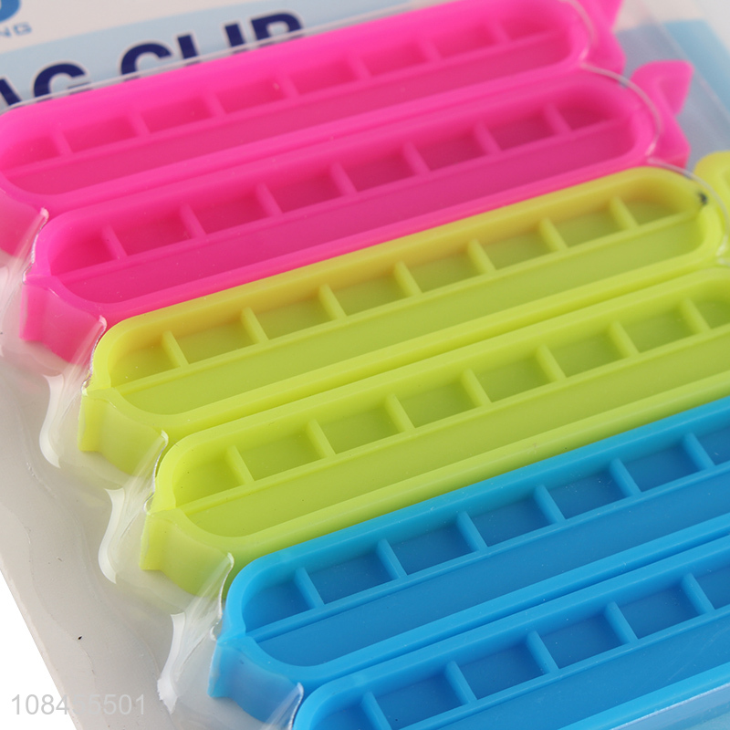 New products 6pieces plastic food storage tools bag clips