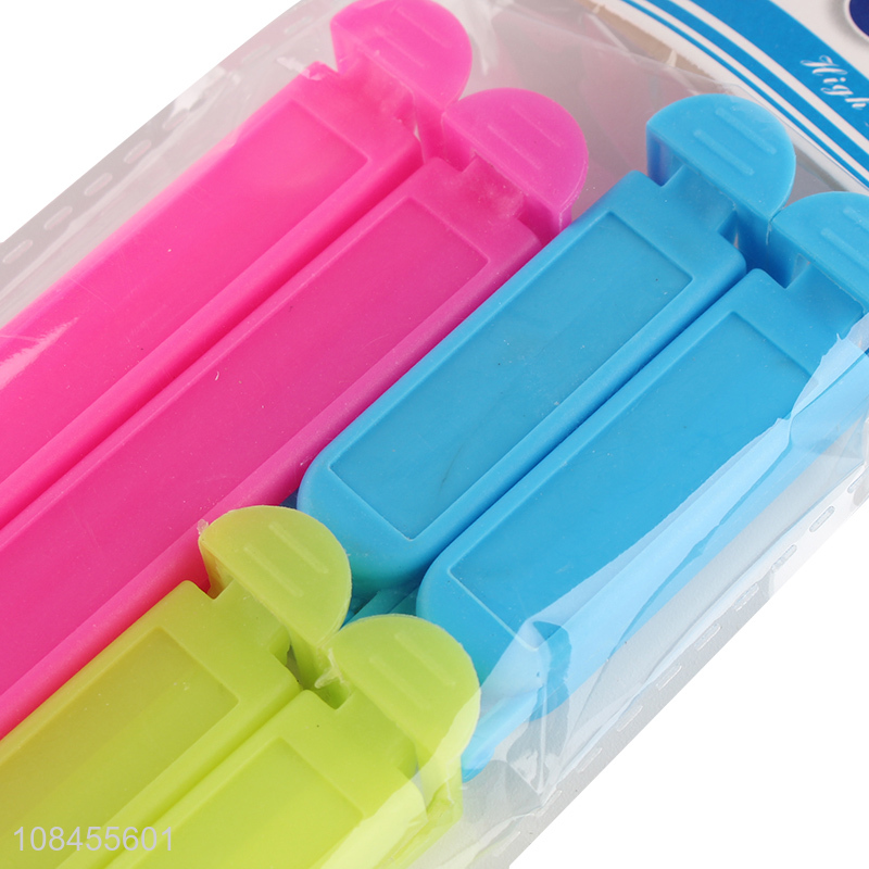 Popular products 6pieces food sealing bag clips for storage tools