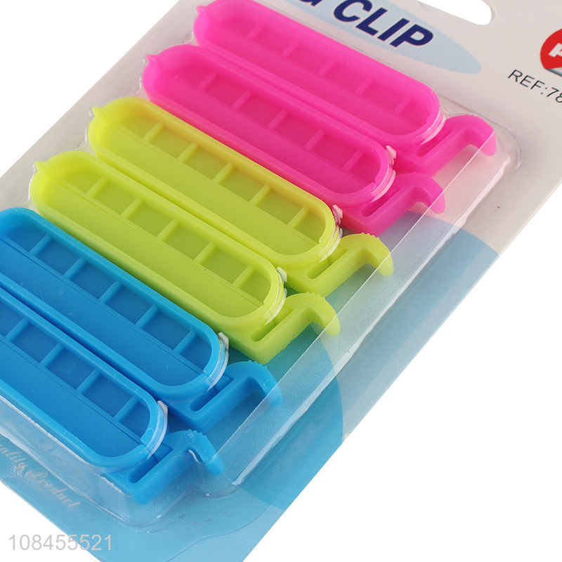 Best price 6pieces plastic food bag clips for storage tools