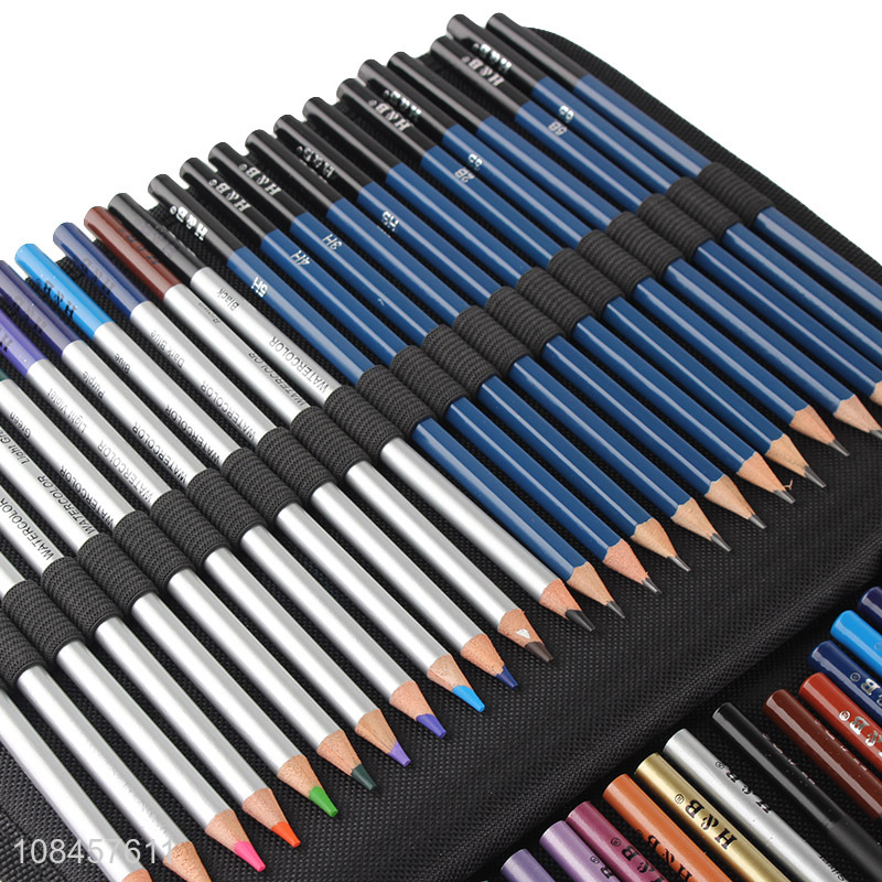China supplier portable sketch color pencils set for students