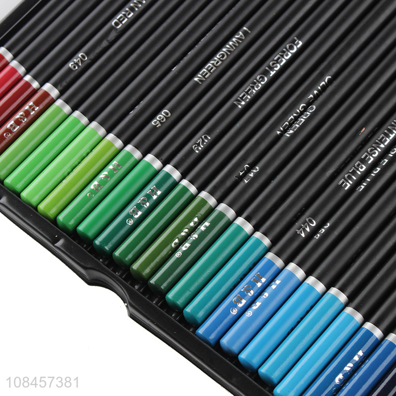 Factory price oil colored pencil set for sketch drawing