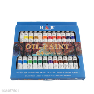 Factory wholesale 24 color oil paint pigment for students