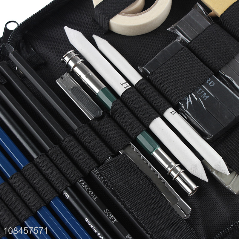 High quality sketch pencils drawing set for portable