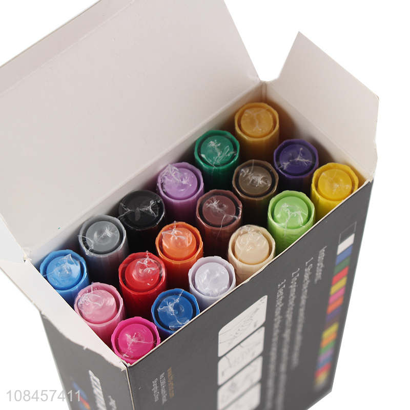 China supplier 18pcs acrylic paint marker for fine art