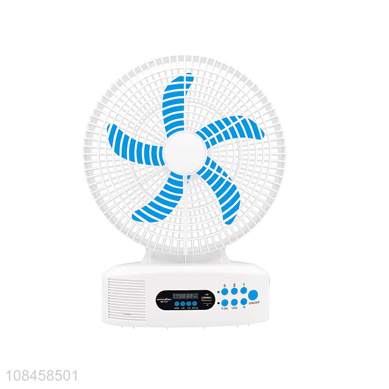 Hot selling rechargeable solar energy mini table fan wholesale