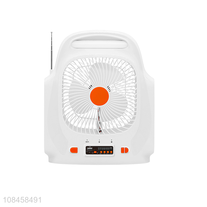 Wholesale from china home mini solar electric fan rechargeable fan