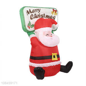 Factory wholesale christmas decoration santa claus model inflatable toys