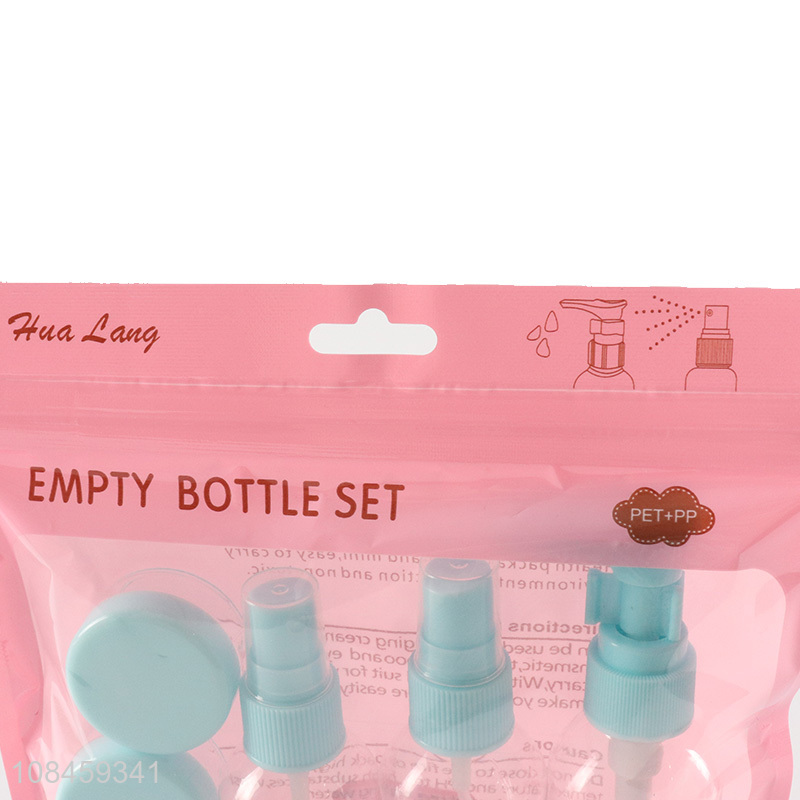 Hot selling 6 pieces set portable travel sub bottles
