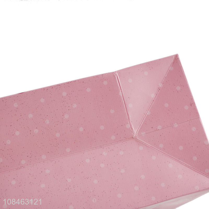 Cheap price pink printed paper gifts  bag shopping bag for sale