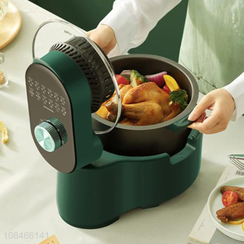 Online wholesale large capacity visible oil-free air fryer electric oven
