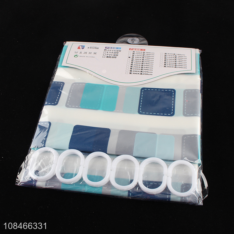 Online wholesale household bathroom shower curtains with hooks