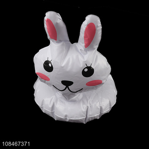 New-style bunny shaped inflatable pool drink holder drink floats