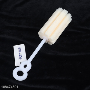 Good sale plastic sponge cup brush cleaning brush