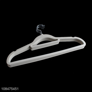 Wholesale heavy duty clothes hangers plastic coat hangers