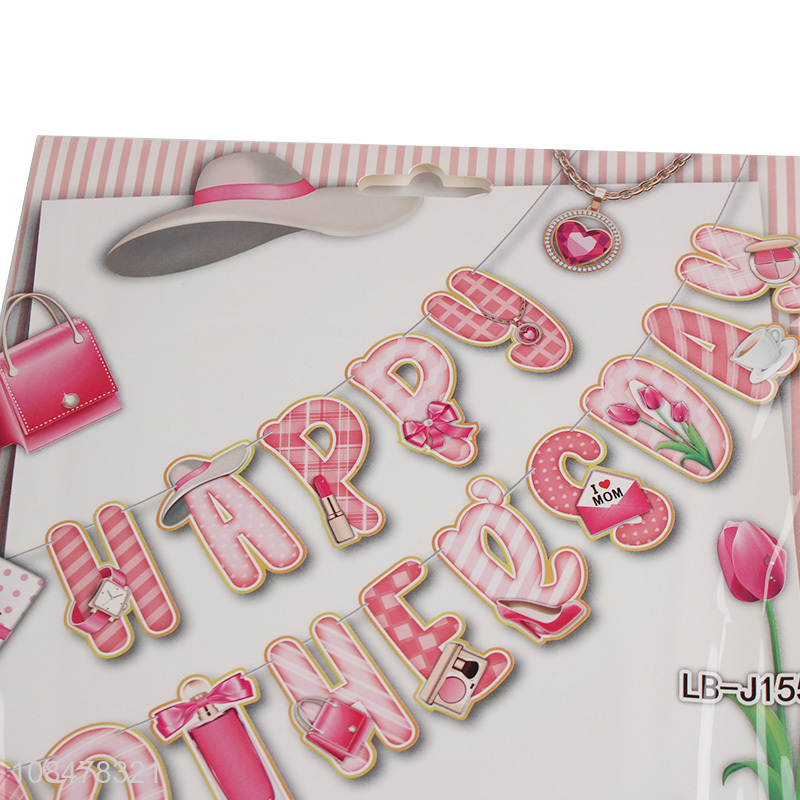 Wholesale happy mother's day party banner party decorations supplies
