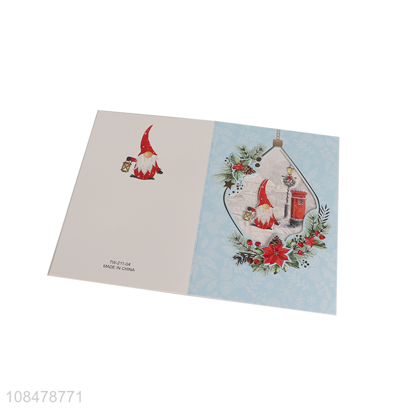 New products Christmas greeting cards holiday sweet wishes card