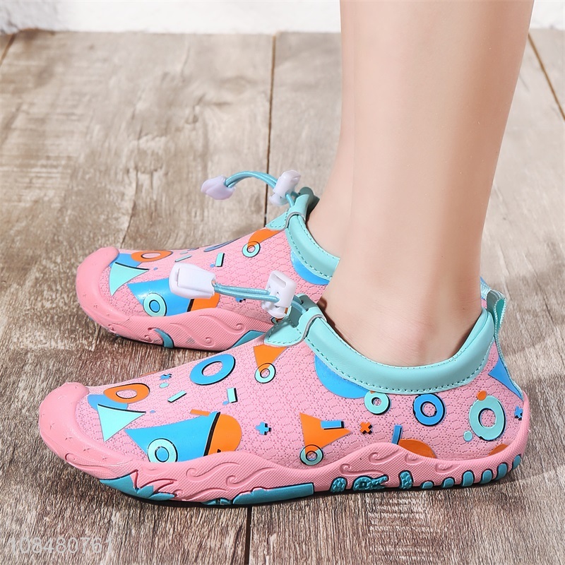 Hot selling kids water shoes aqua socks barefoot beach sport shoes