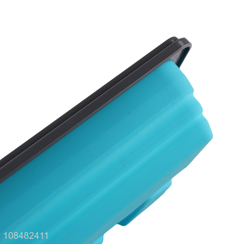 High quality bpa free airtight collapsible silicone lunch box