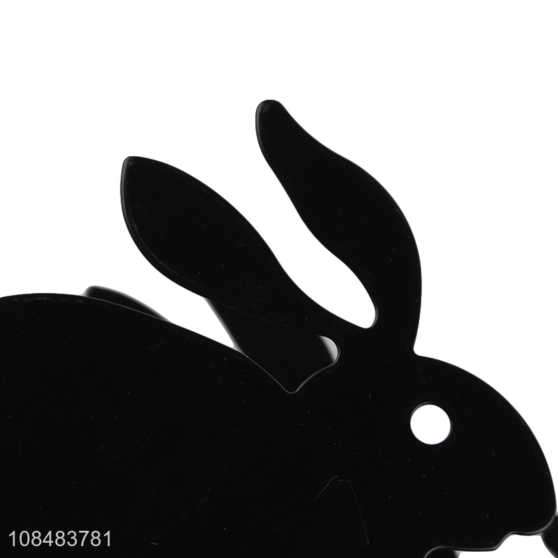 Wholesale from china black rabbit shape napkin holder for restaurant