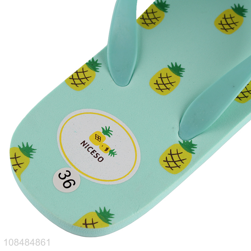 Hot selling printed flip flops home sandals with best quality