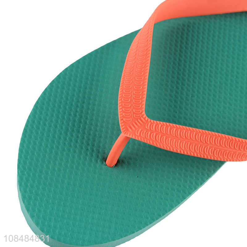 Factory wholesale flip flops summer beach slippers