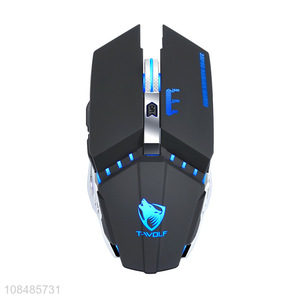 Wholesale 2.4GHz 7-color led backlight 6 buttons wireless gaming mouse