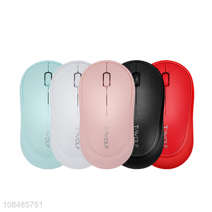 Wholesale 2.4GHz AA battery operated 3 buttons wireless mouse for women girls