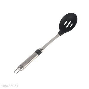 Online wholesale long handle kitchen utensils slotted ladle