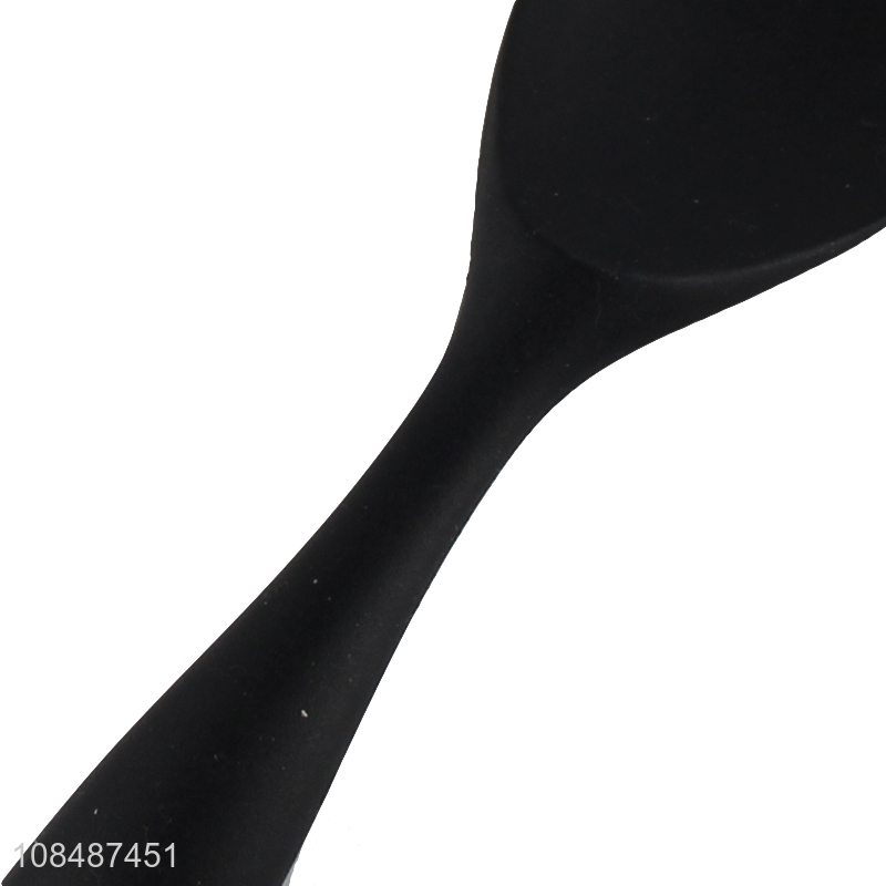 Wholesale food grade heat resistant anti-scald silicone rice scoop spoon