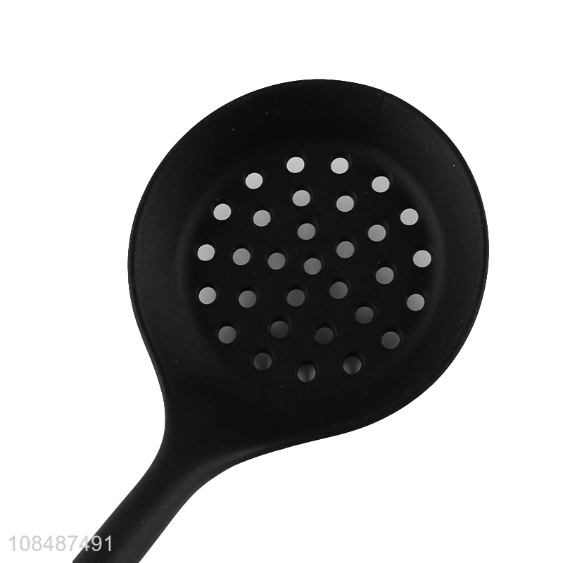 Wholesale non-stick silicone slotted spoon slotted skimmer for filter
