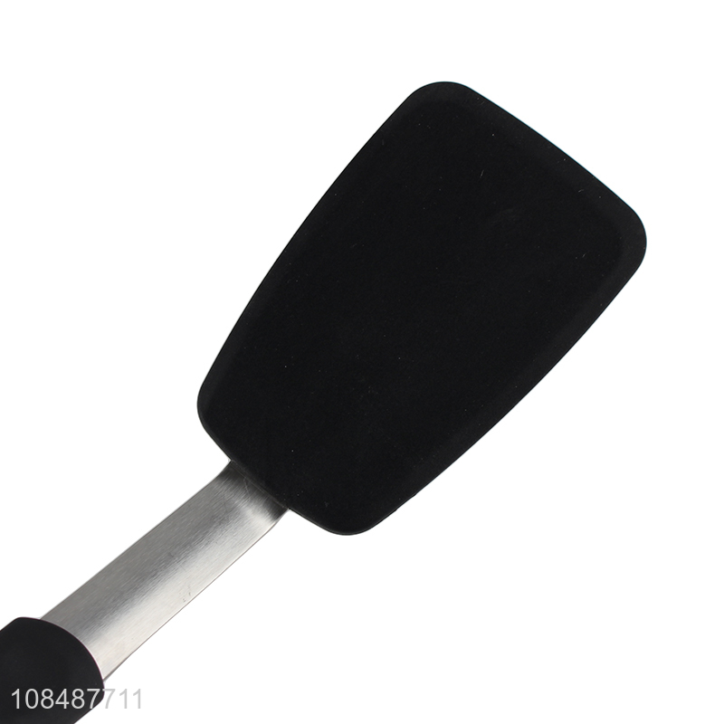 Factory price non-stick flexible heat resistant silicone spatula turner