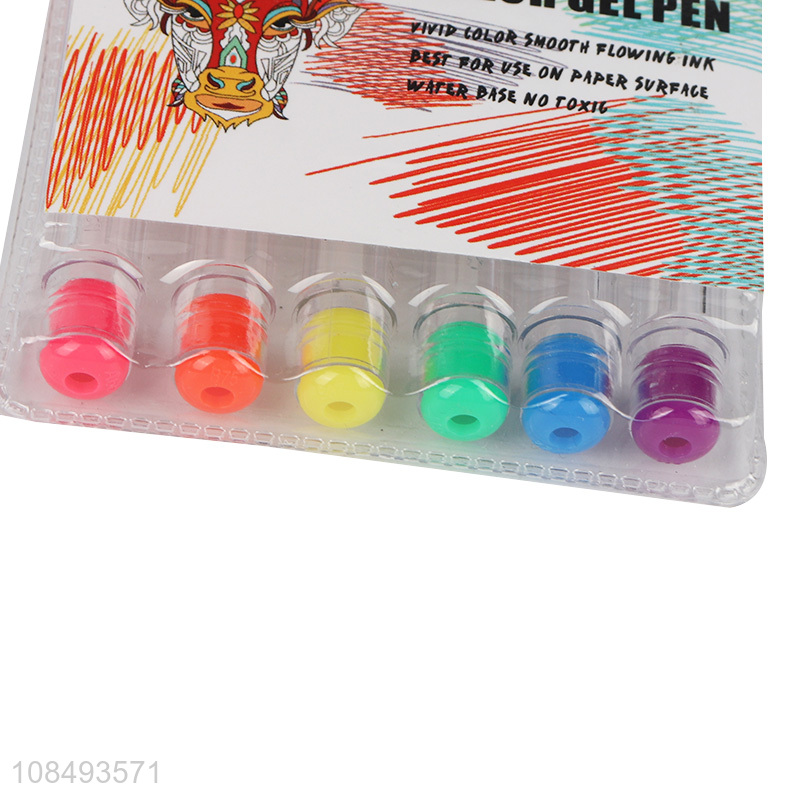 Best selling creative color rollerball pen gel pen