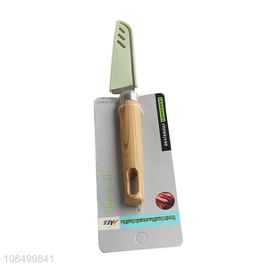 Online wholesale plastic handle stainless steel paring knife with cover
