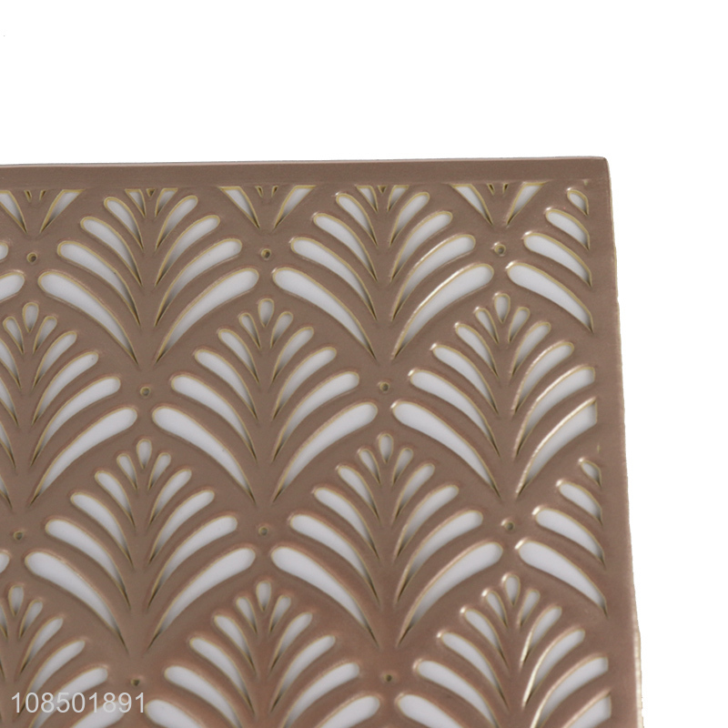 Good quality table decoration pvc place mats for restaurant