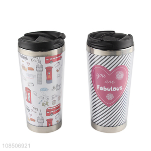 Hot selling double wall plastic water bottle with lids