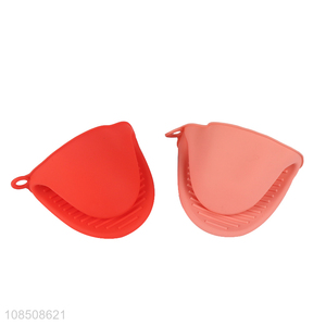 Good quality mini heat insulation silicone oven mitts potholder